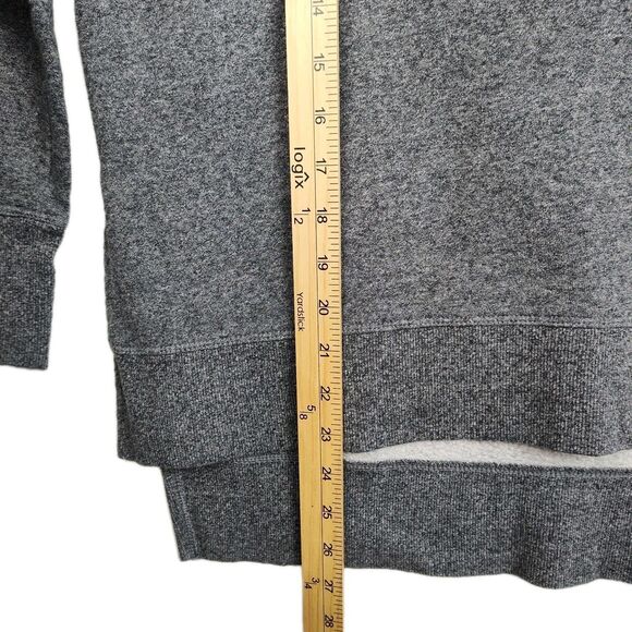 Calvin Klein women's pullover cowl-neck sweatshirt, L, gray, embroidered logo - Picture 4 of 8